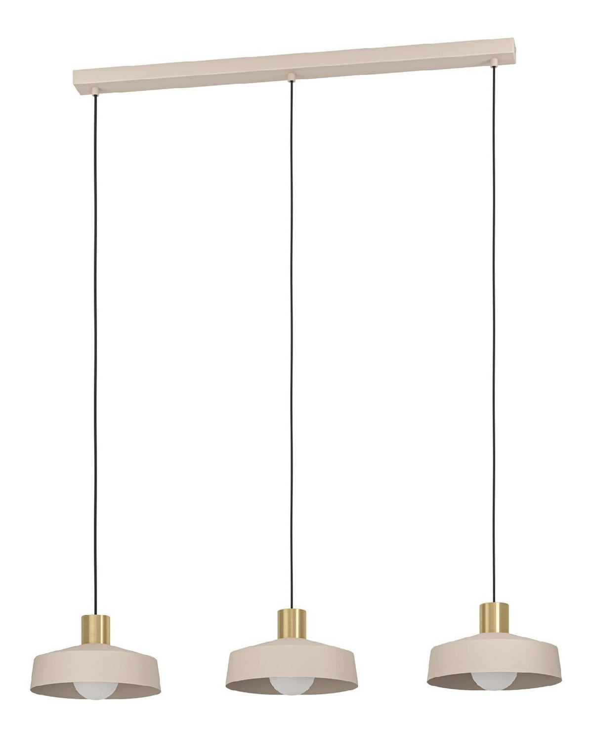 Suspension Noir et Ambre au style moderne avec conception fonctionnelle 40 W E27