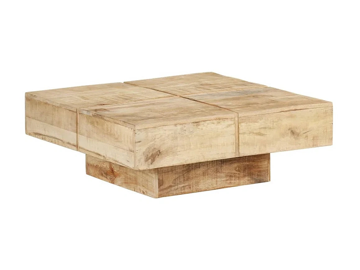 Tables basses Manguier 80x80x28 cm