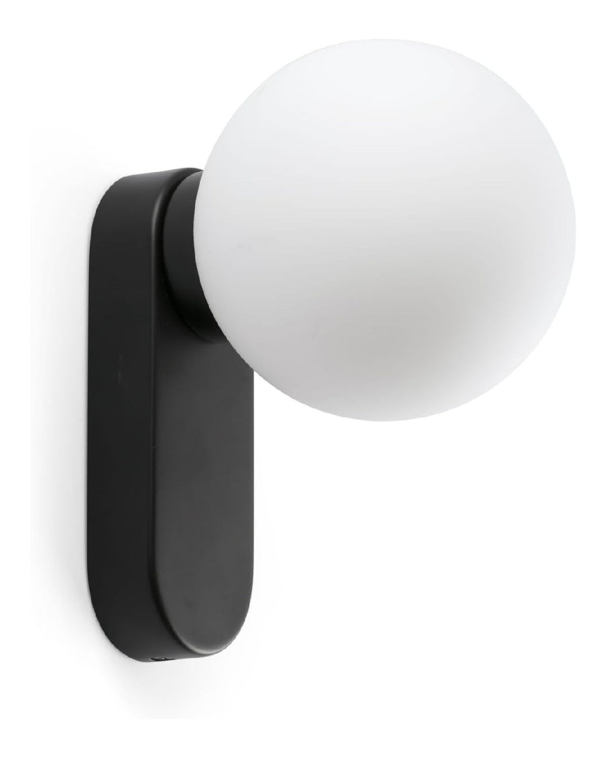Solution lumineuse Noir au dessin sobre en format applique murale