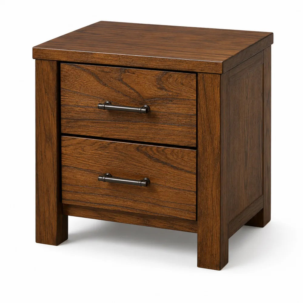 Table de chevet en bois avec