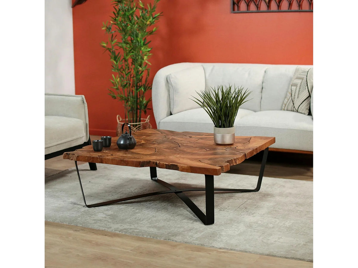 Table basse Teck