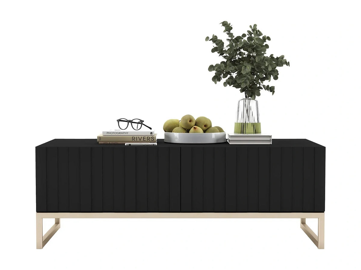 Tables basses noir 110x54 cm