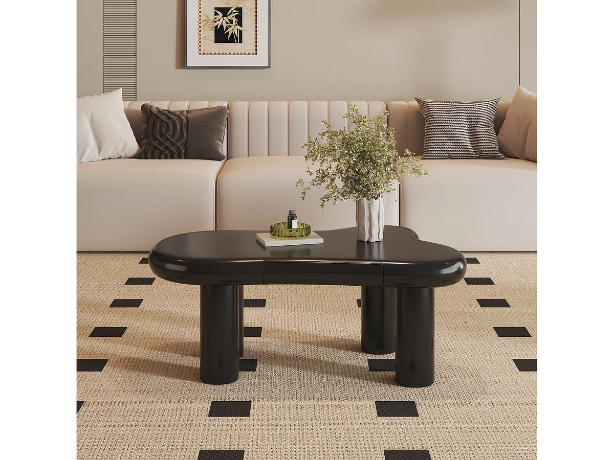 Table basse MDF forme nuage, Table basse