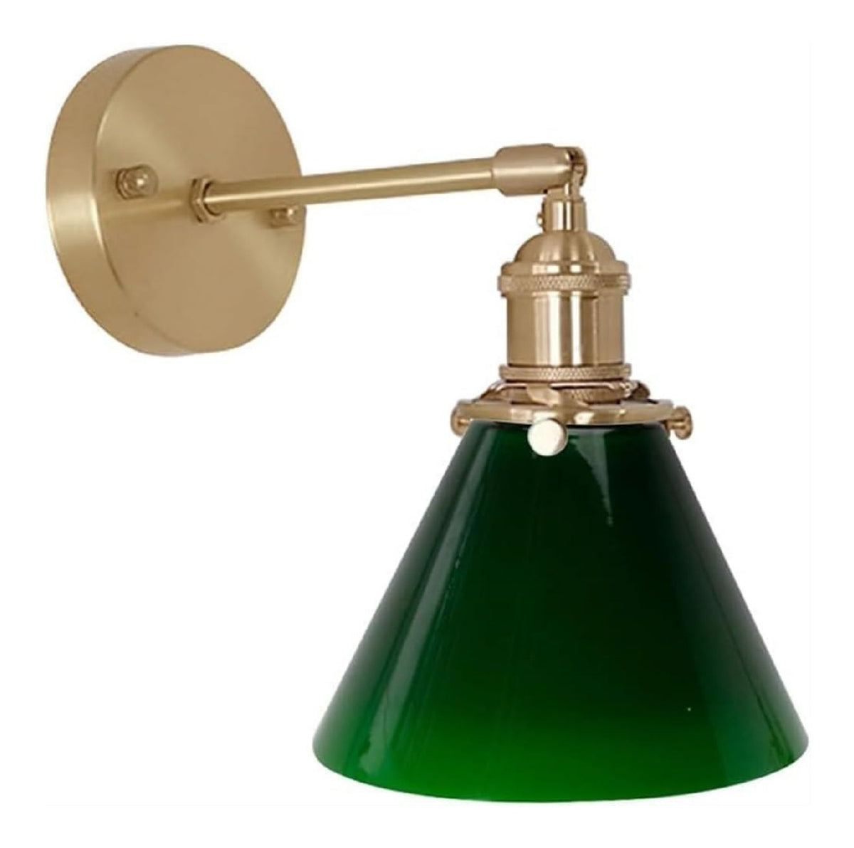 Applique murale decoratif Noir et Dore avec diffusion lumineuse harmonieuse 40 W