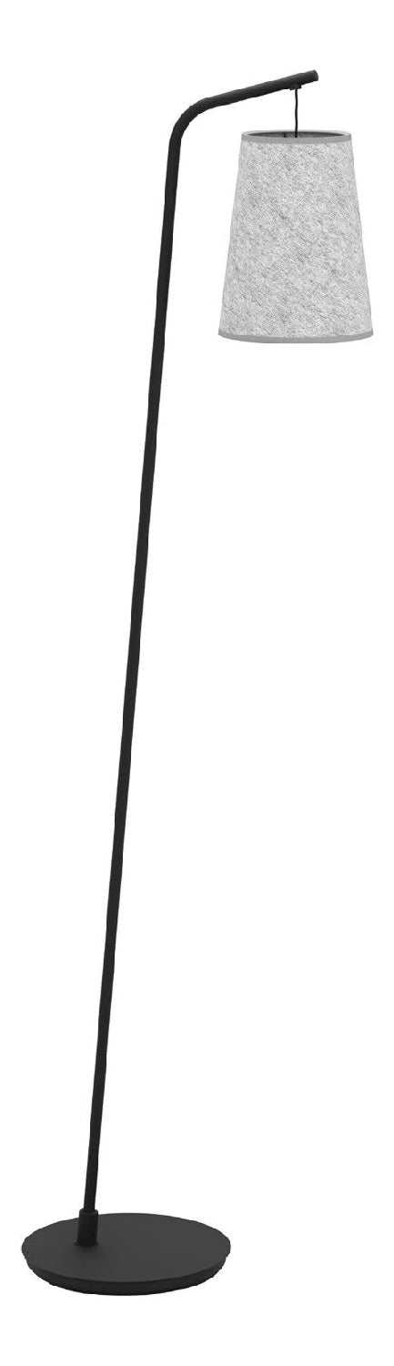 Lampadaire Noir et Gris au style moderne avec conception fonctionnelle 40 W E27