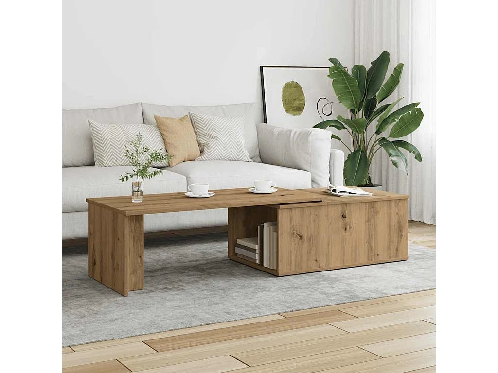 Bois d'ingenierie - Table basse chene 150x50x35 cm