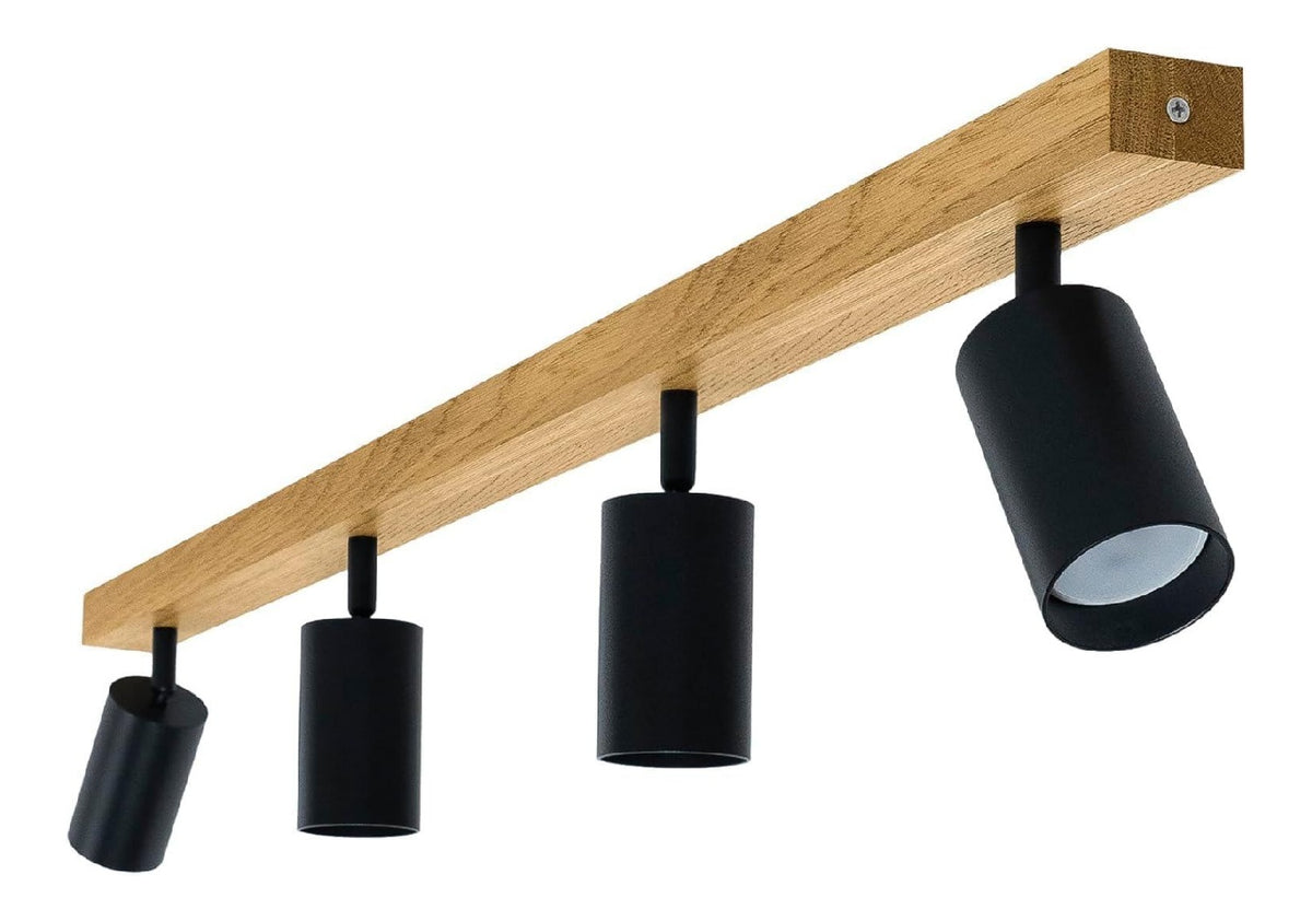 Spot de plafond Noir et Blanc au style moderne avec conception fonctionnelle GU10
