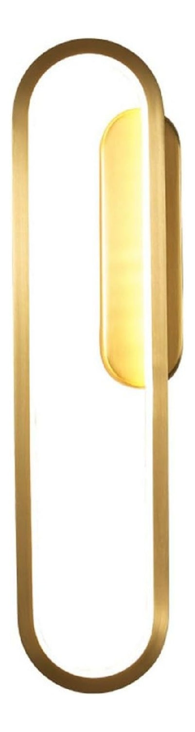 Applique murale Blanc et Ambre a presence elegante et lumiere agreable 18 W 3000 K