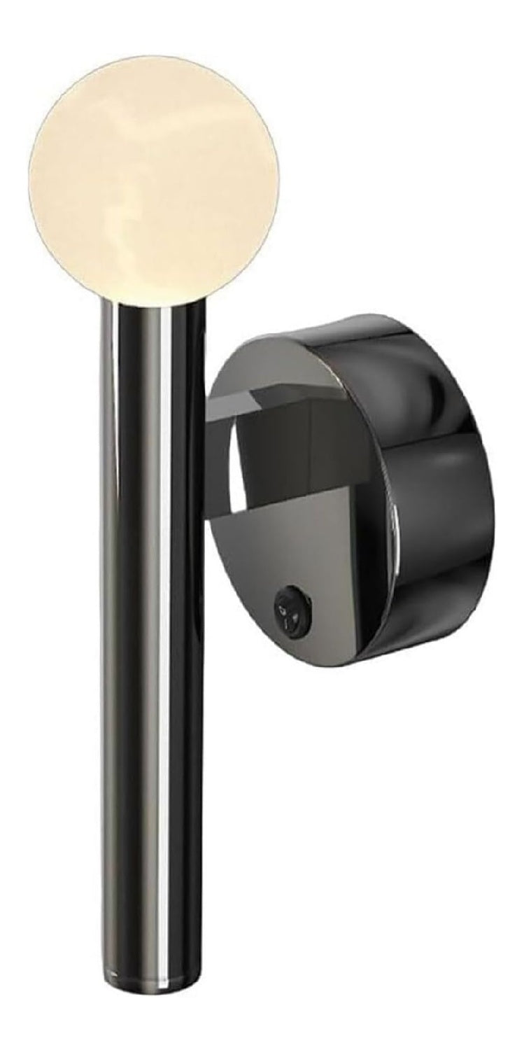 Applique murale decoratif Noir et Ambre avec diffusion lumineuse harmonieuse 4 W 3000 K