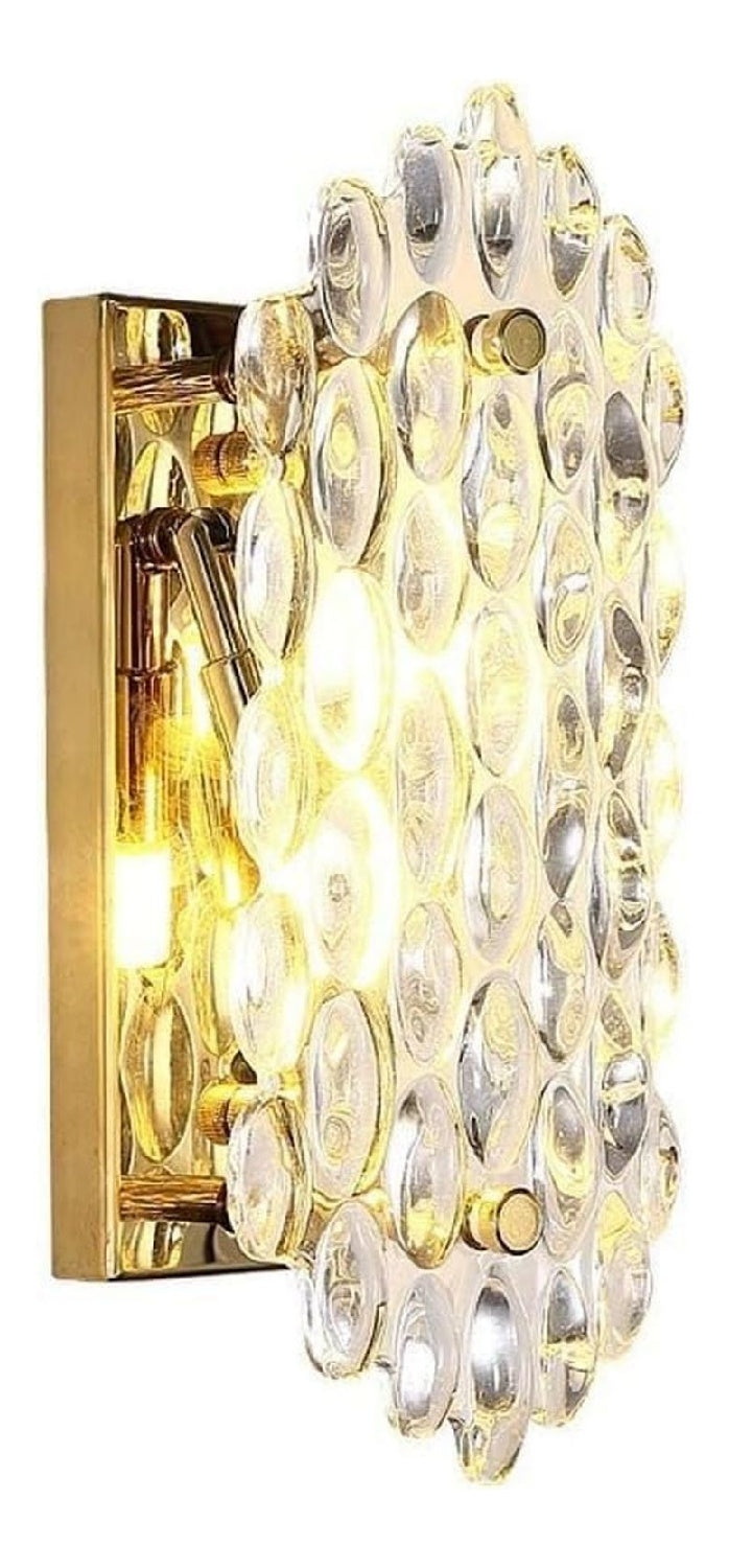 Solution lumineuse Dore et Ambre au dessin sobre en format applique murale E14