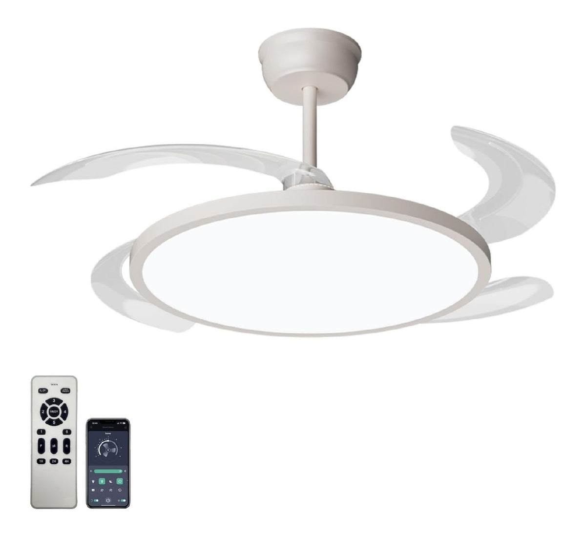 Lustre decoratif Blanc et Ambre avec diffusion lumineuse harmonieuse 40 W 3000K