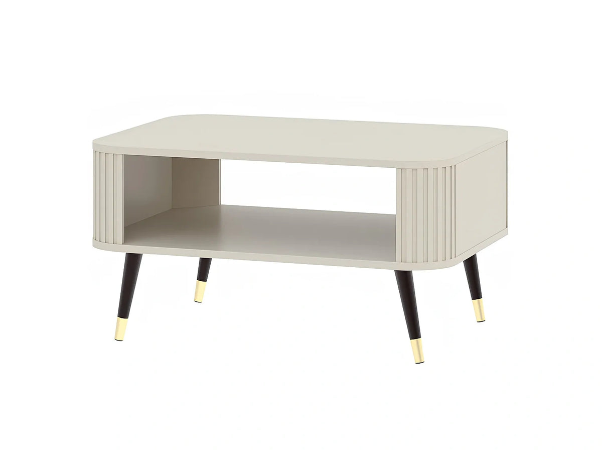 Blanc - Table basse 80 x 60 x 42 cm