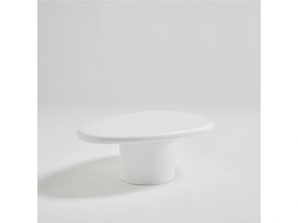 Luna Table basse organique fibre ciment L80cm