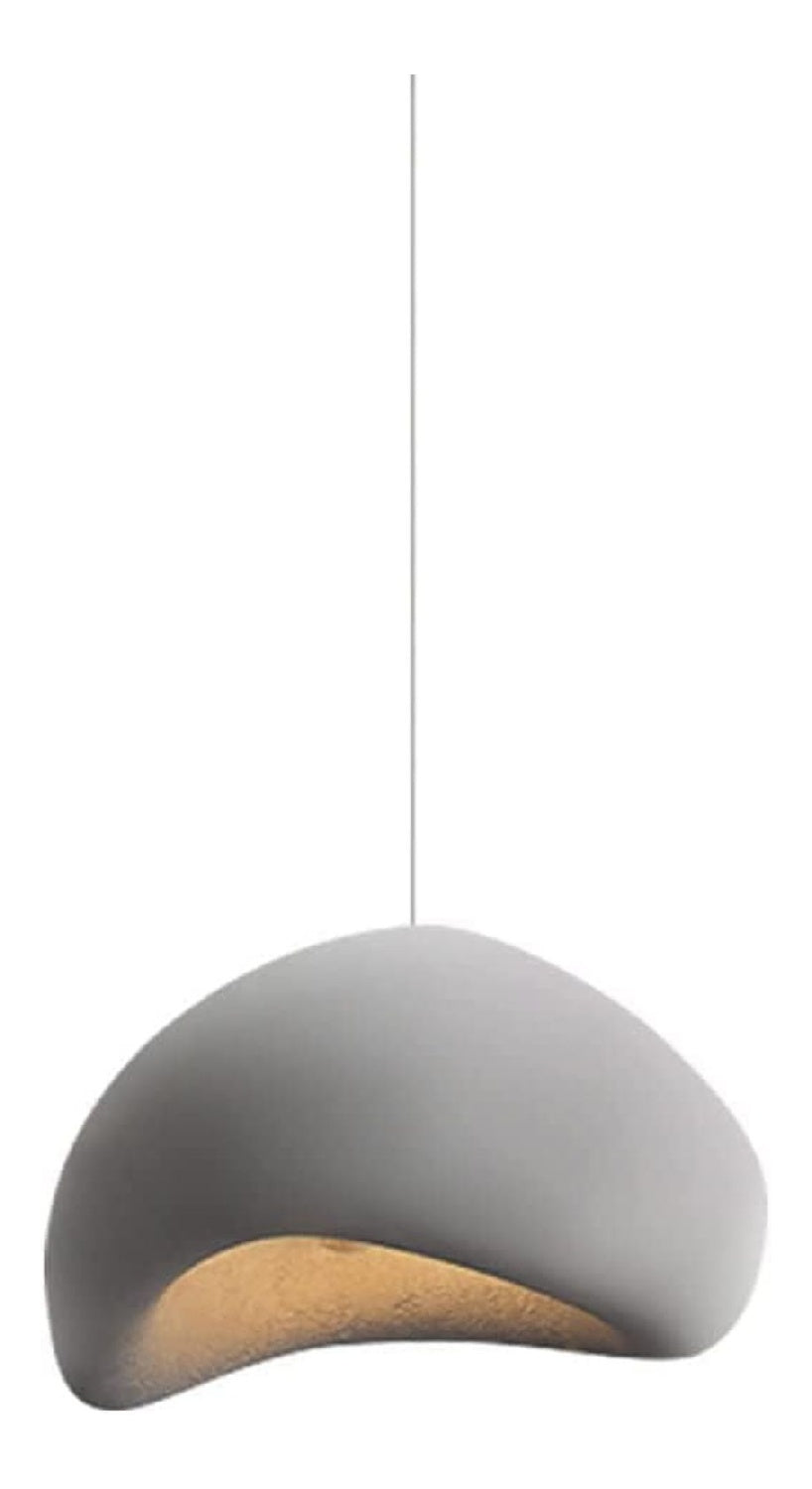 Suspension Gris et Ambre au style moderne avec conception fonctionnelle E27