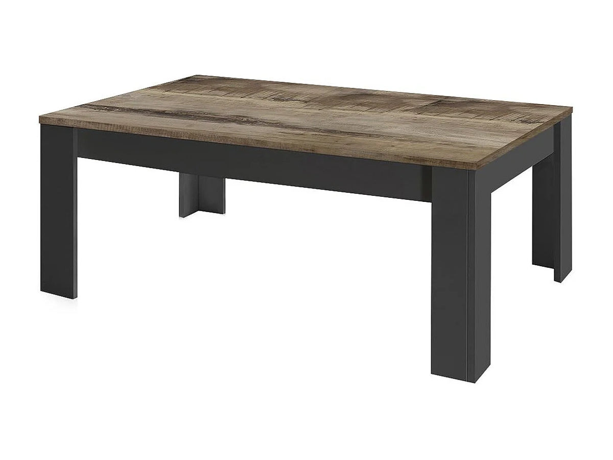 OTELLO Table Basse Rectangulaire Noir noir