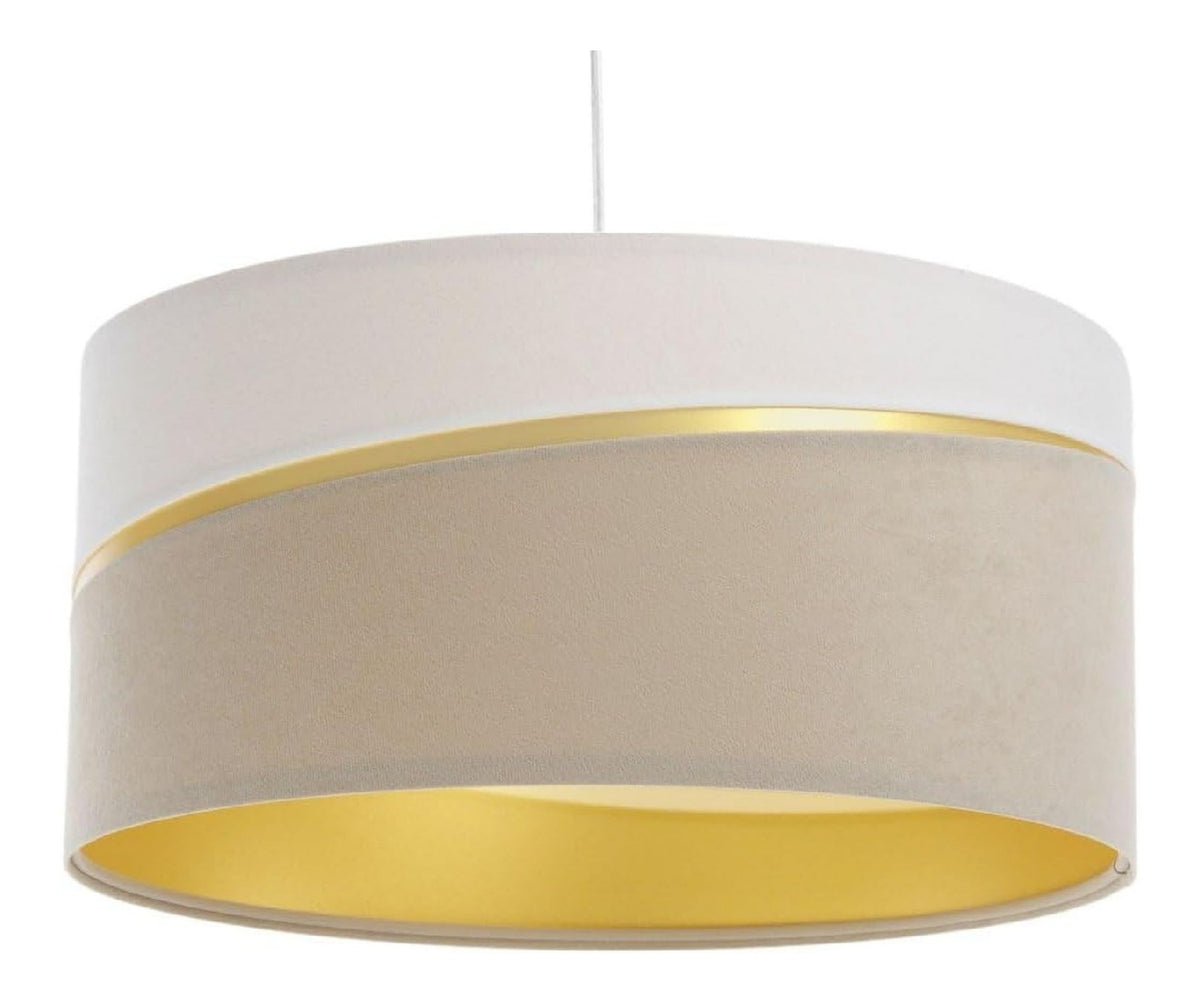 Suspension Blanc et Beige au style moderne avec conception fonctionnelle 60 W IP20