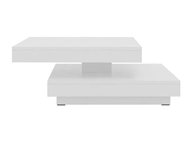 Table basse blanc 70x70cm