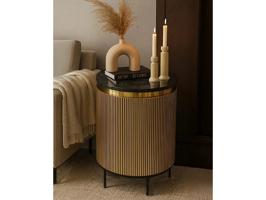 Table basse marbre - d'appoint