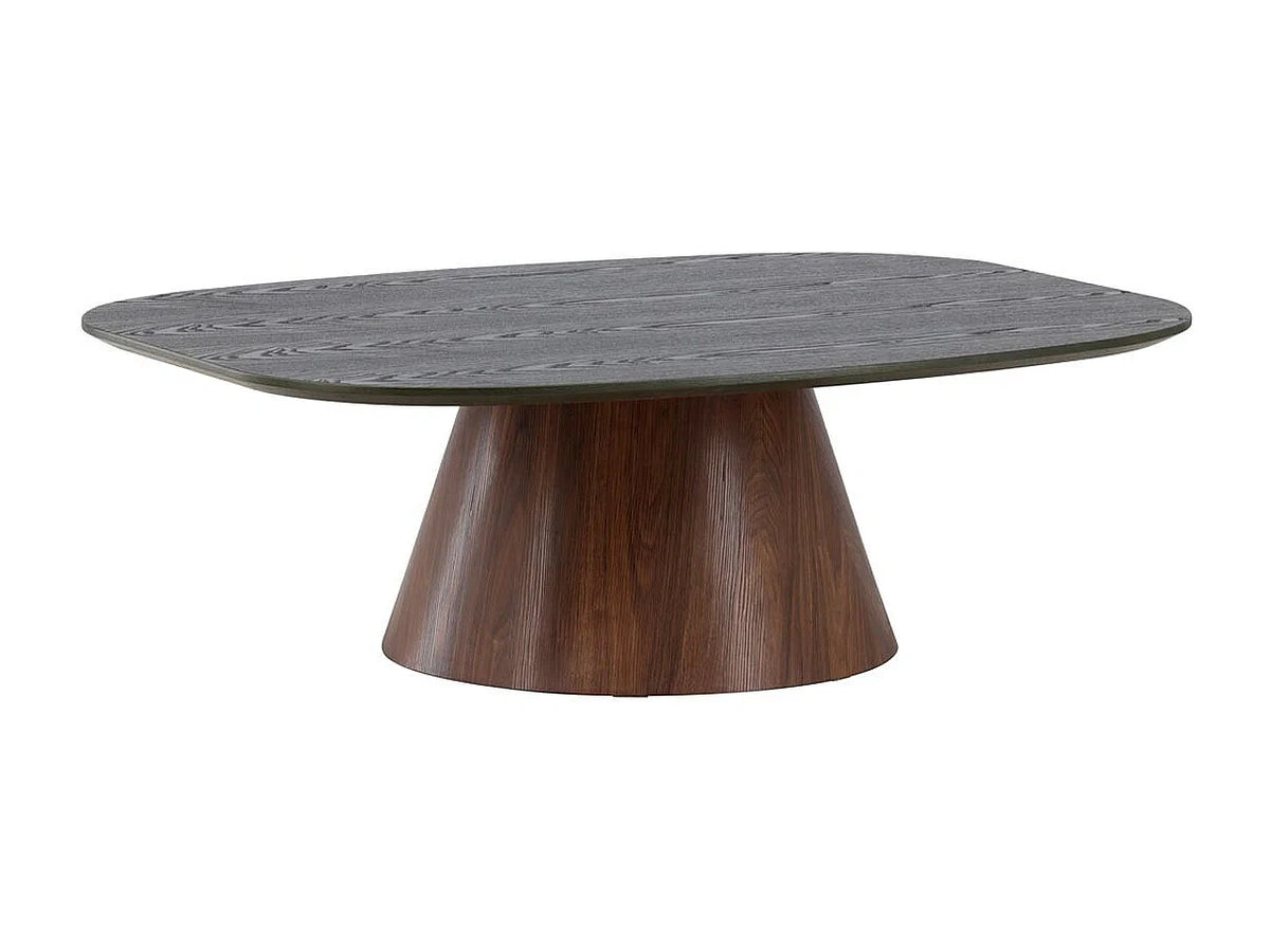 Table Basse Design Lanzo 120cm Marron Vert