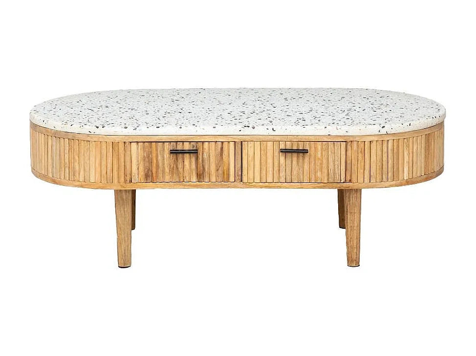 Table basse Manguier en bois de manguier - Ambrine