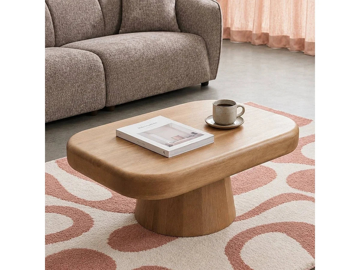 Table basse bois manguier Lysene