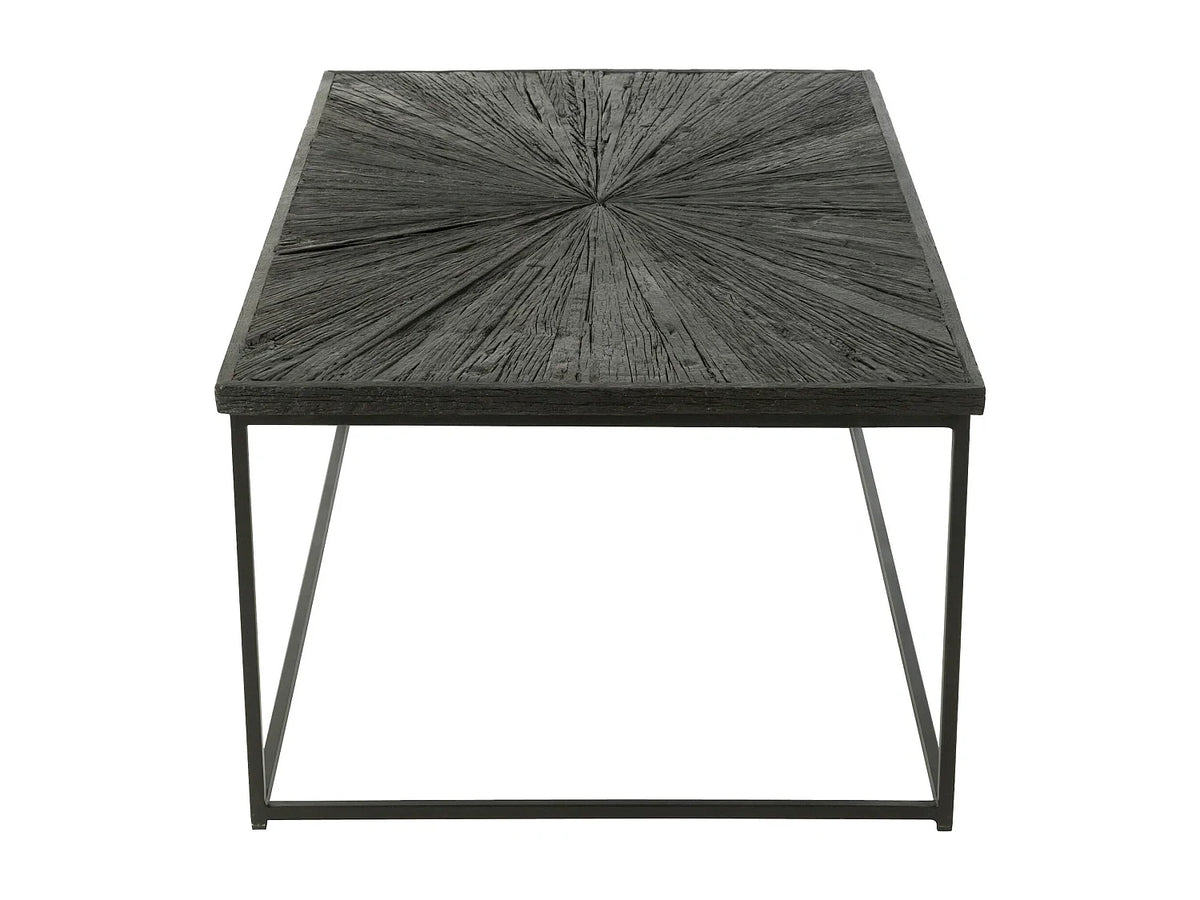 Table basse noir en fer - Style industriel