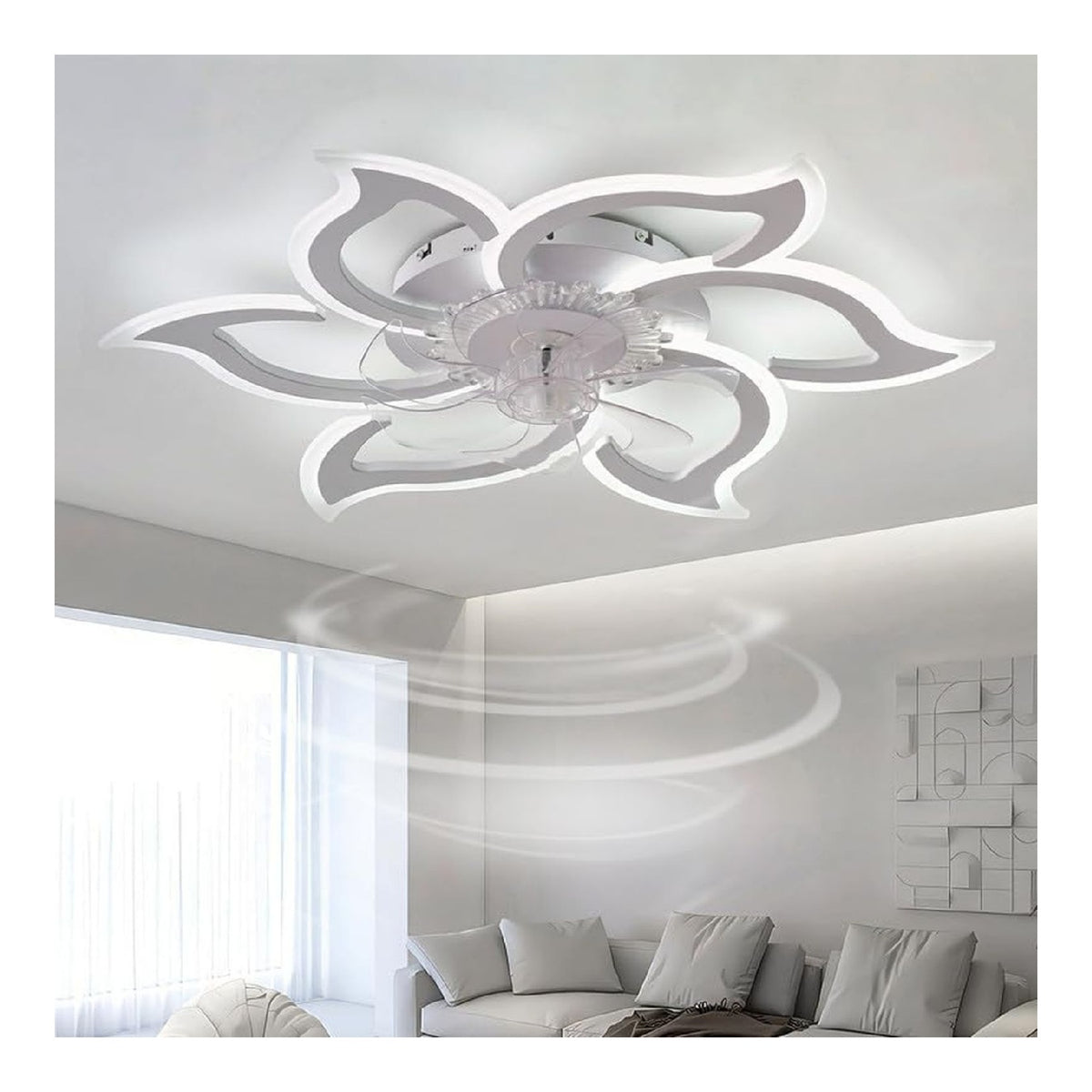Solution lumineuse Blanc et Ambre au dessin sobre en format plafonnier DZ-2328