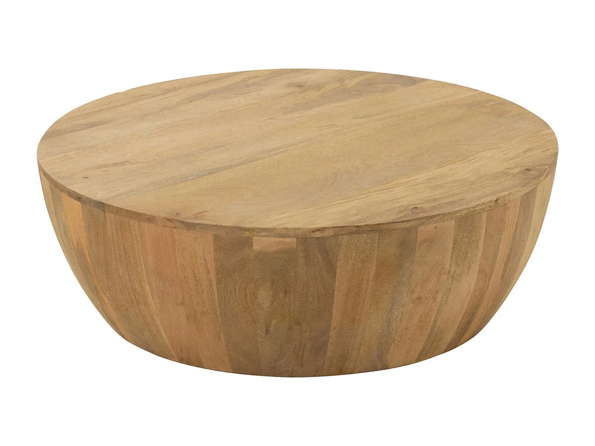 Table basse naturel en bois de manguier - naturel