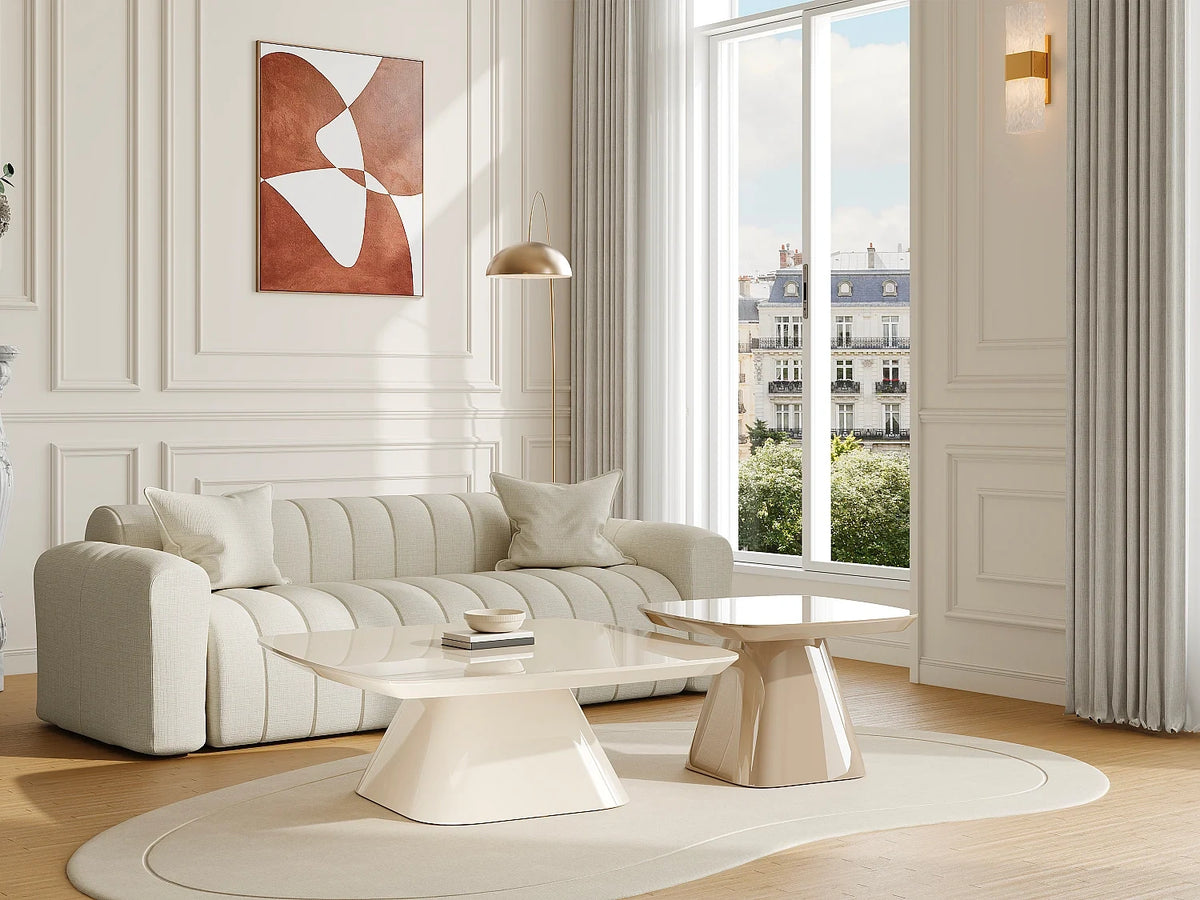 Table basses creme en MDF