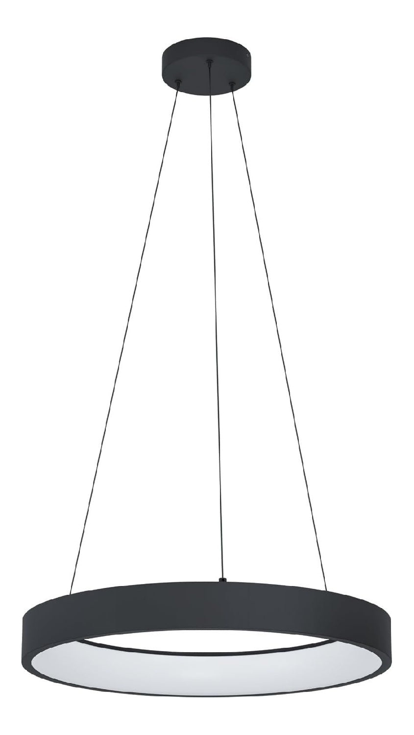 Suspension Noir et Blanc a presence elegante et lumiere agreable W1-4143