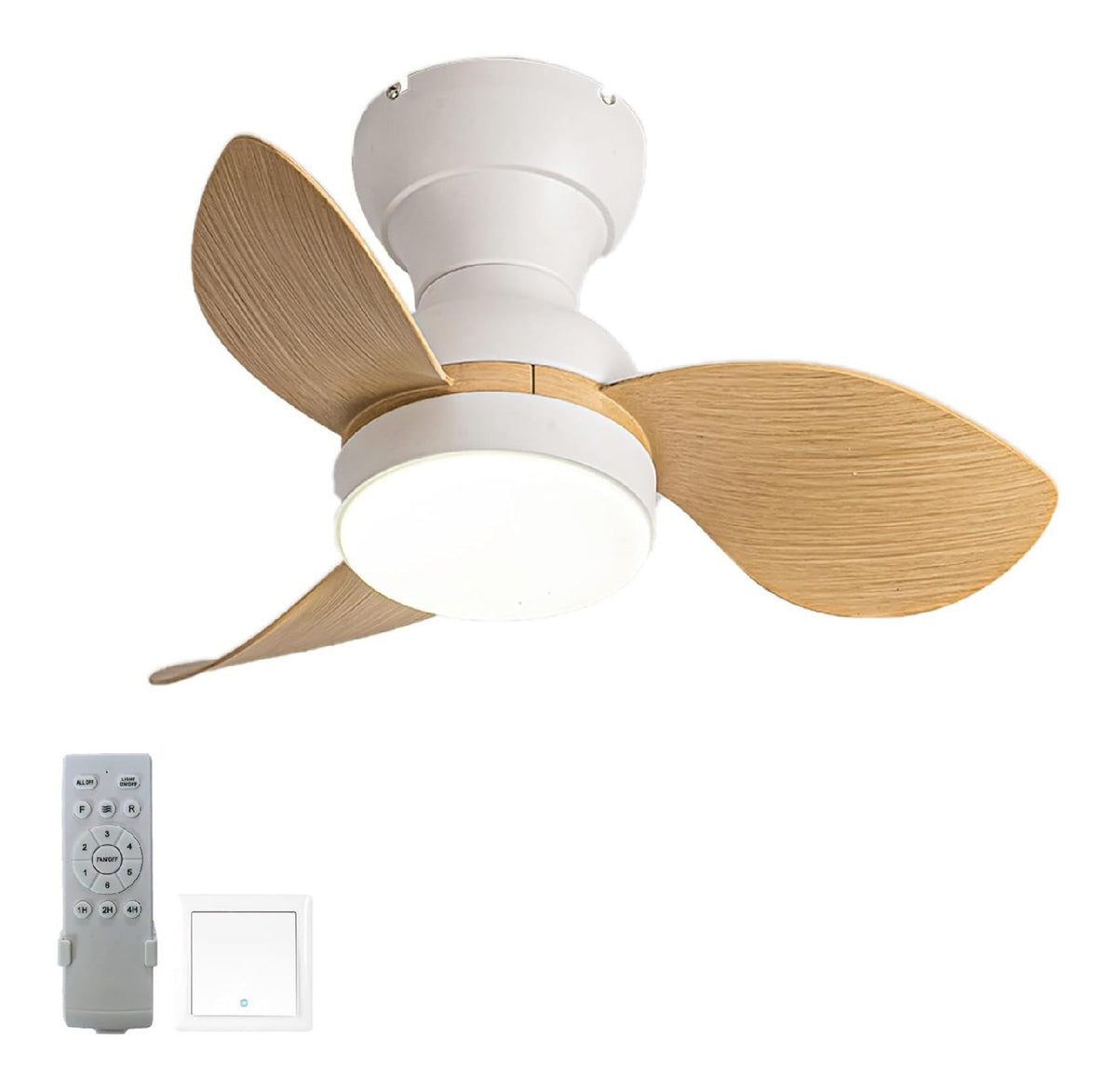 Luminaire Blanc et Ambre a silhouette graphique de type lustre YC-1709