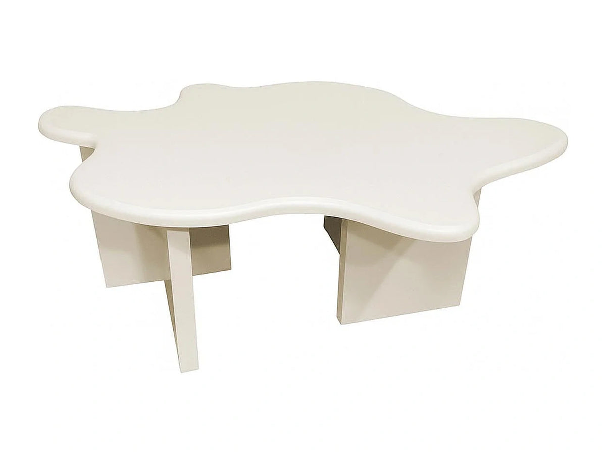 Table Basse Design Flower 116cm Beige