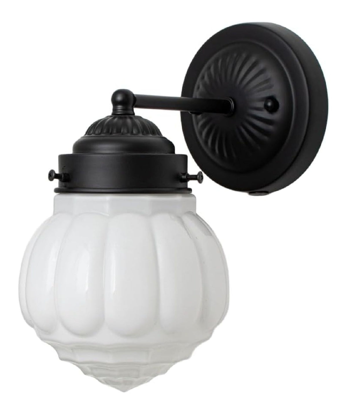 Luminaire Noir et Blanc a silhouette graphique de type applique murale 5P-8220