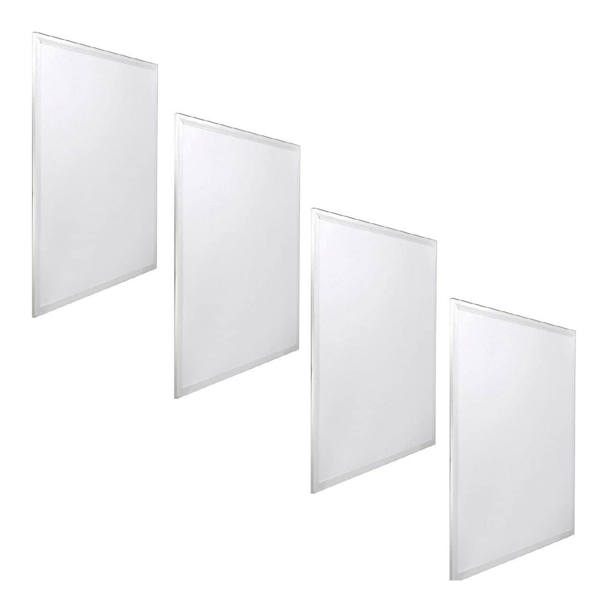 Luminaire Blanc et Rouge a silhouette graphique de type plafonnier 48W IP20 6000K