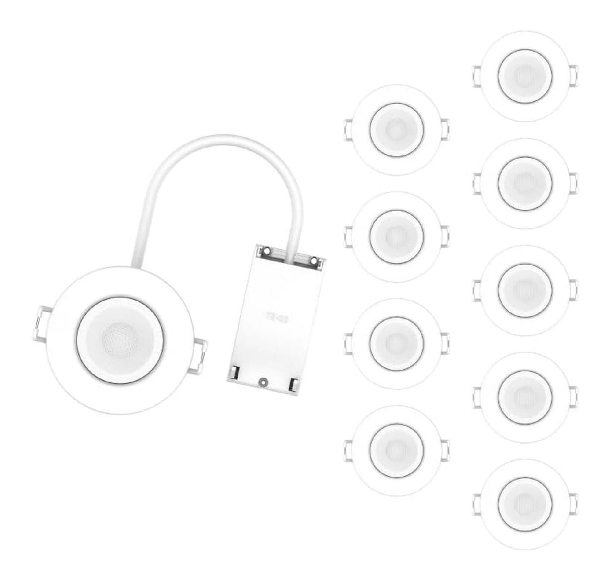 Spot de plafond Blanc et Vert au style moderne avec conception fonctionnelle 6W IP65 3000K