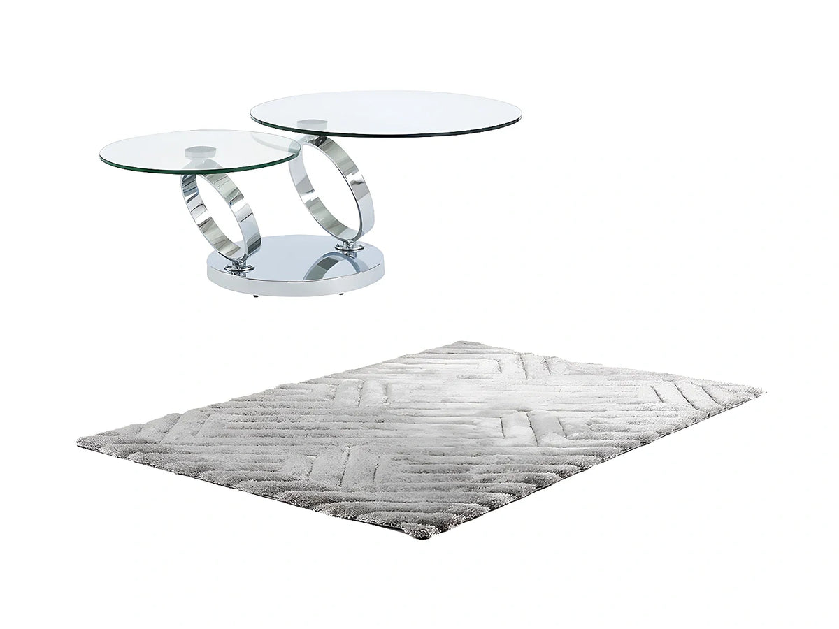 Tables basses gris 160 x 230cm