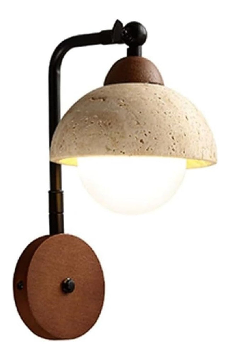 Applique murale decoratif Dore et Ambre avec diffusion lumineuse harmonieuse KP-9500