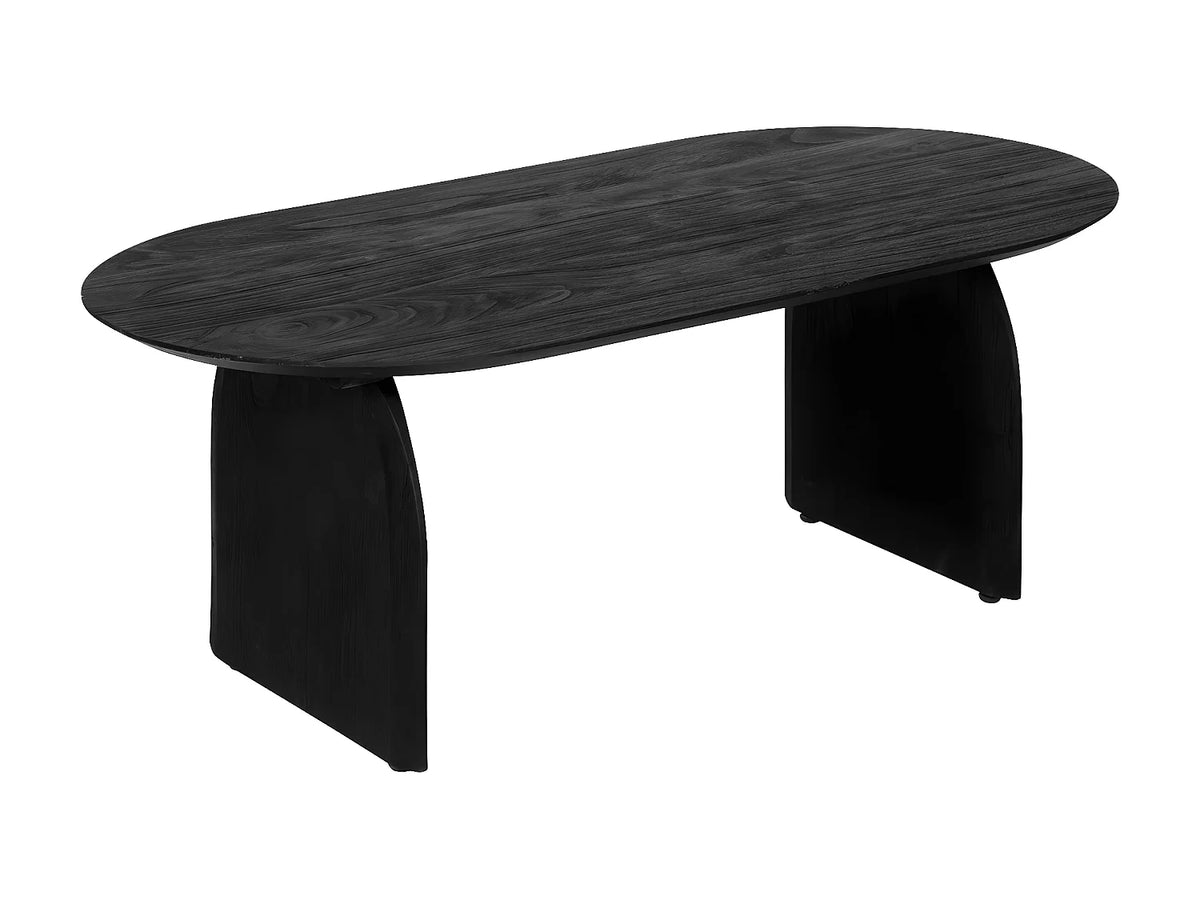 Table basse noir 120 x 60 cm
