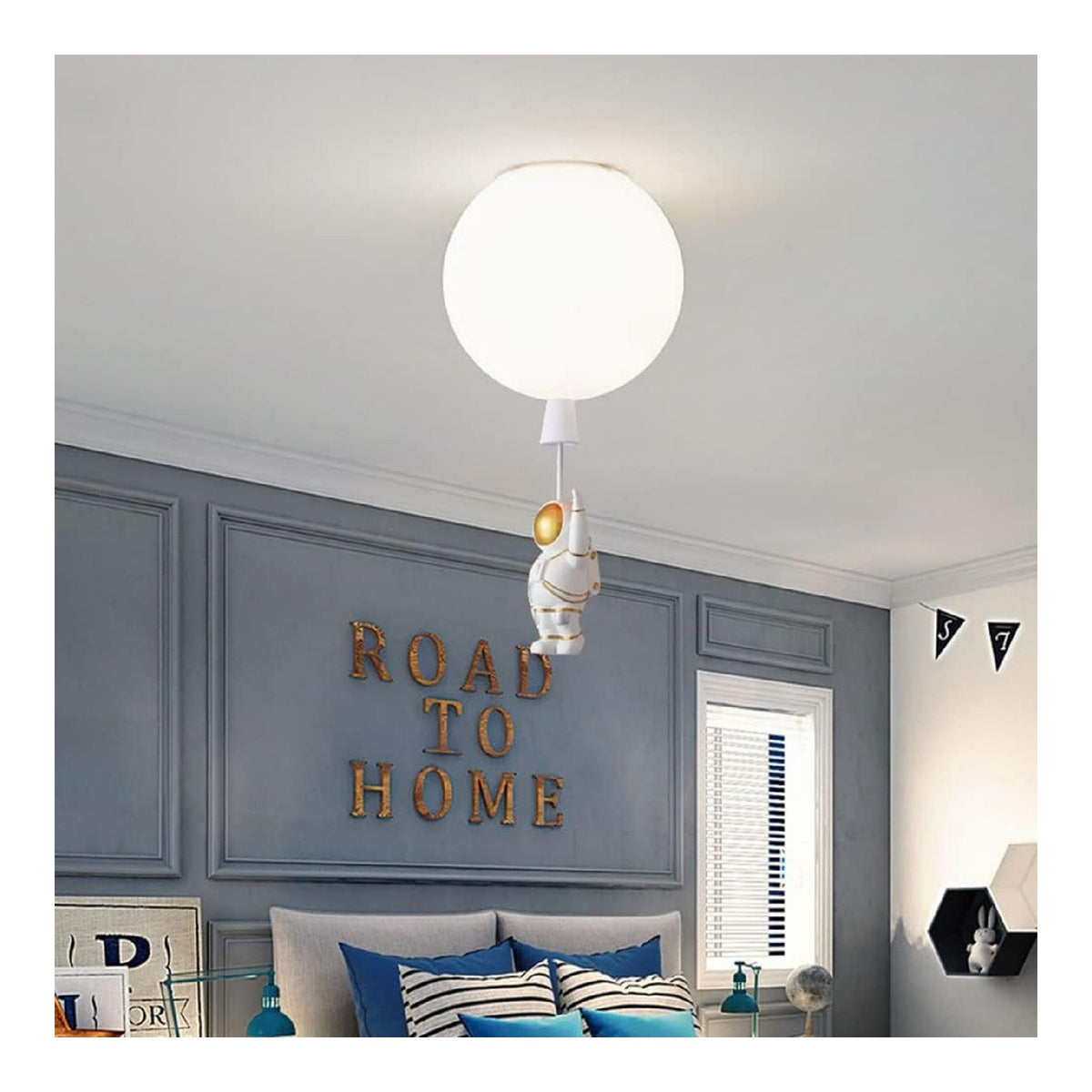 Lustre Ambre et Vert a presence elegante et lumiere agreable E27