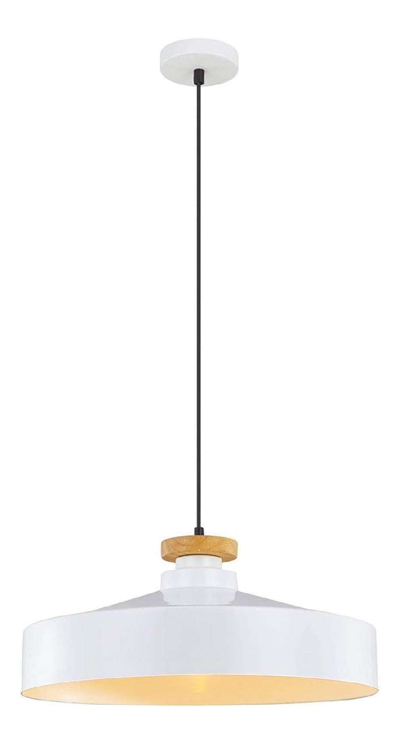 Suspension Blanc et Ambre au style moderne avec conception fonctionnelle 60W E27