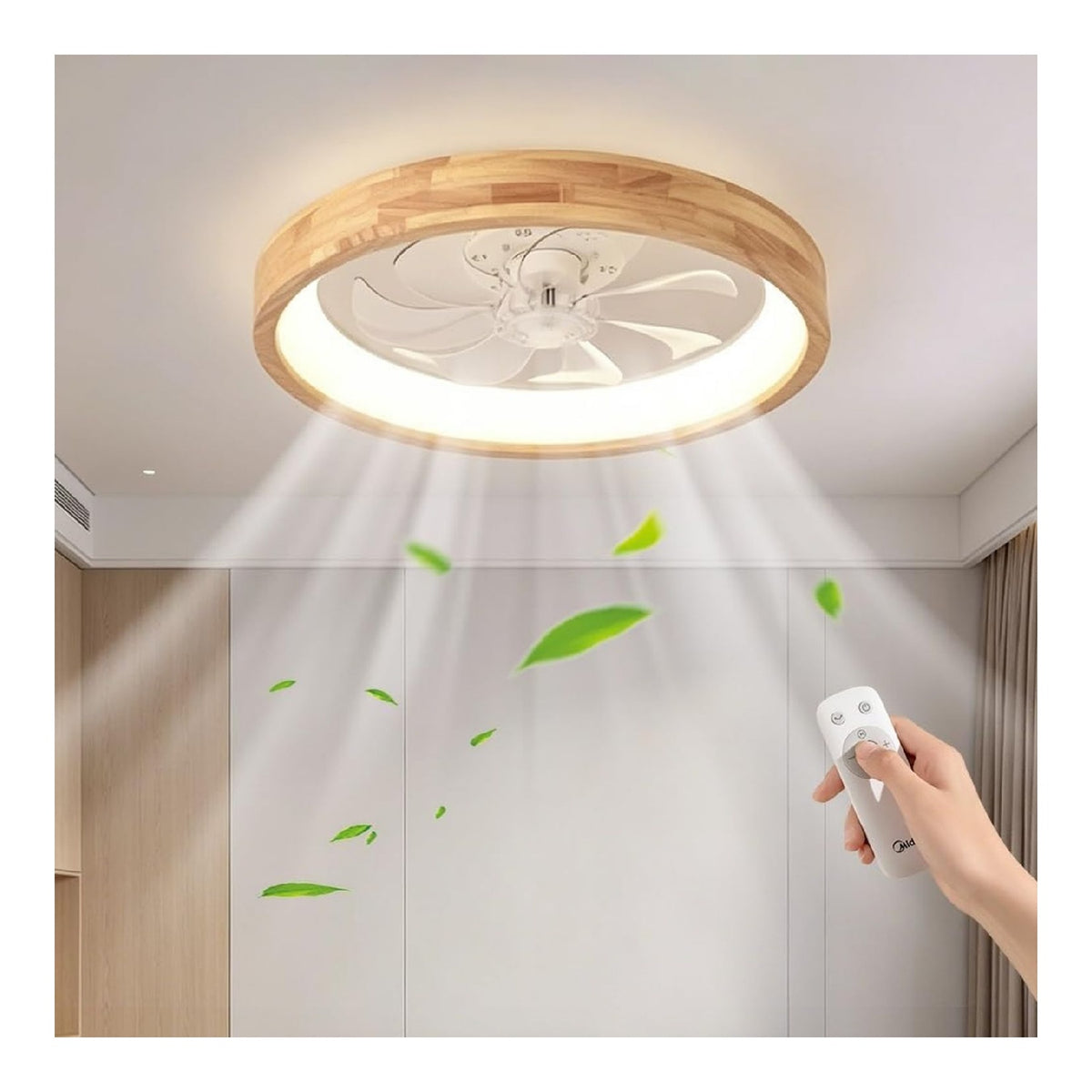 Luminaire Blanc et Ambre a silhouette graphique de type luminaire 30W 3000K