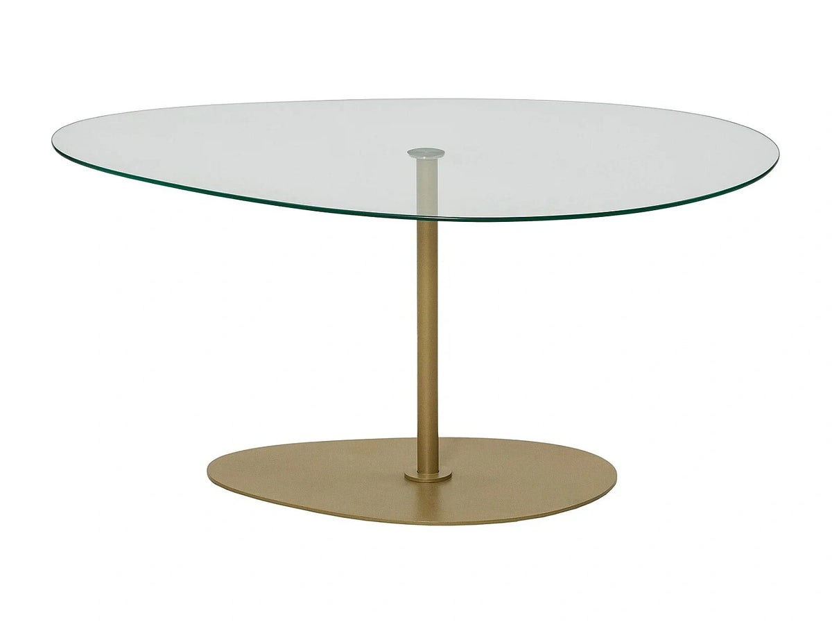 Tables basses design dore