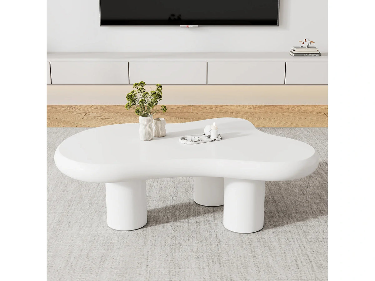 Table basse creative forme nuage, MDF protection
