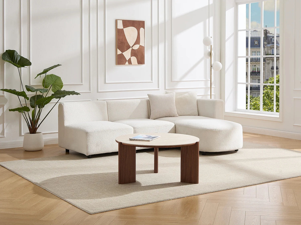 Noyer - Table basse marron