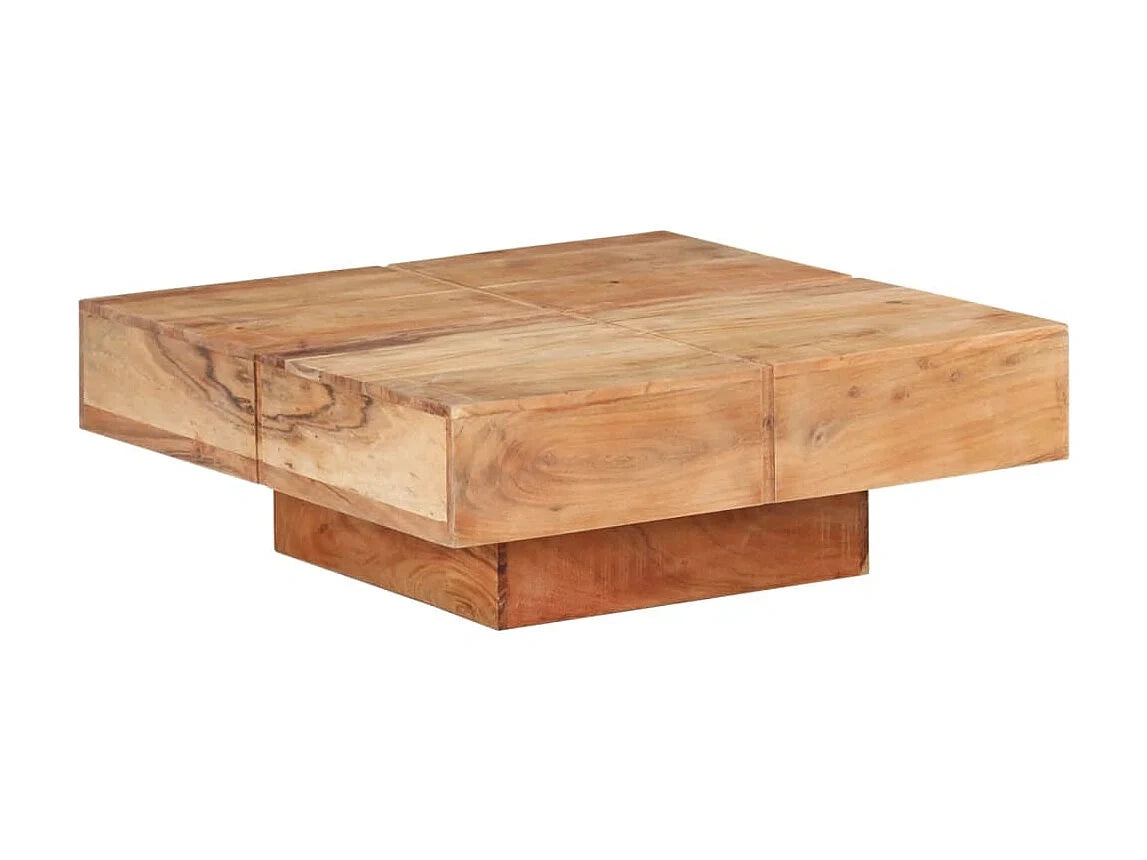 Table basse Acacia en bois d'acacia - massif