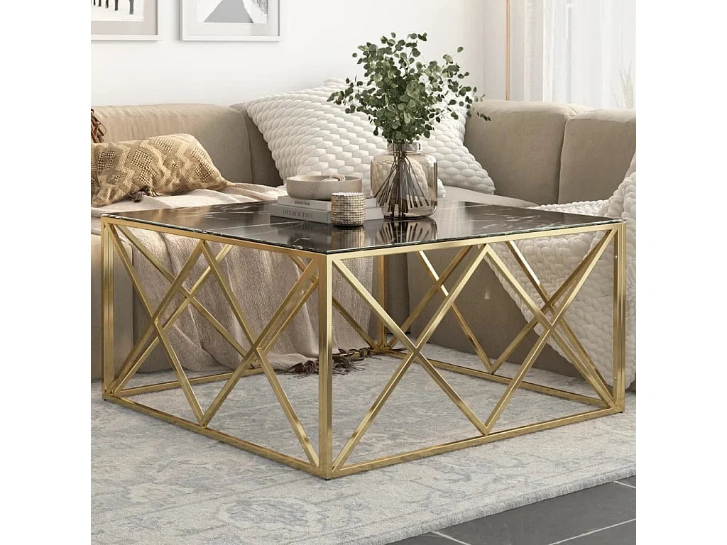 Dore - Table basse en verre trempe