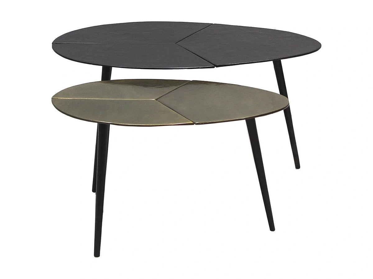Noir - Table basses en acier