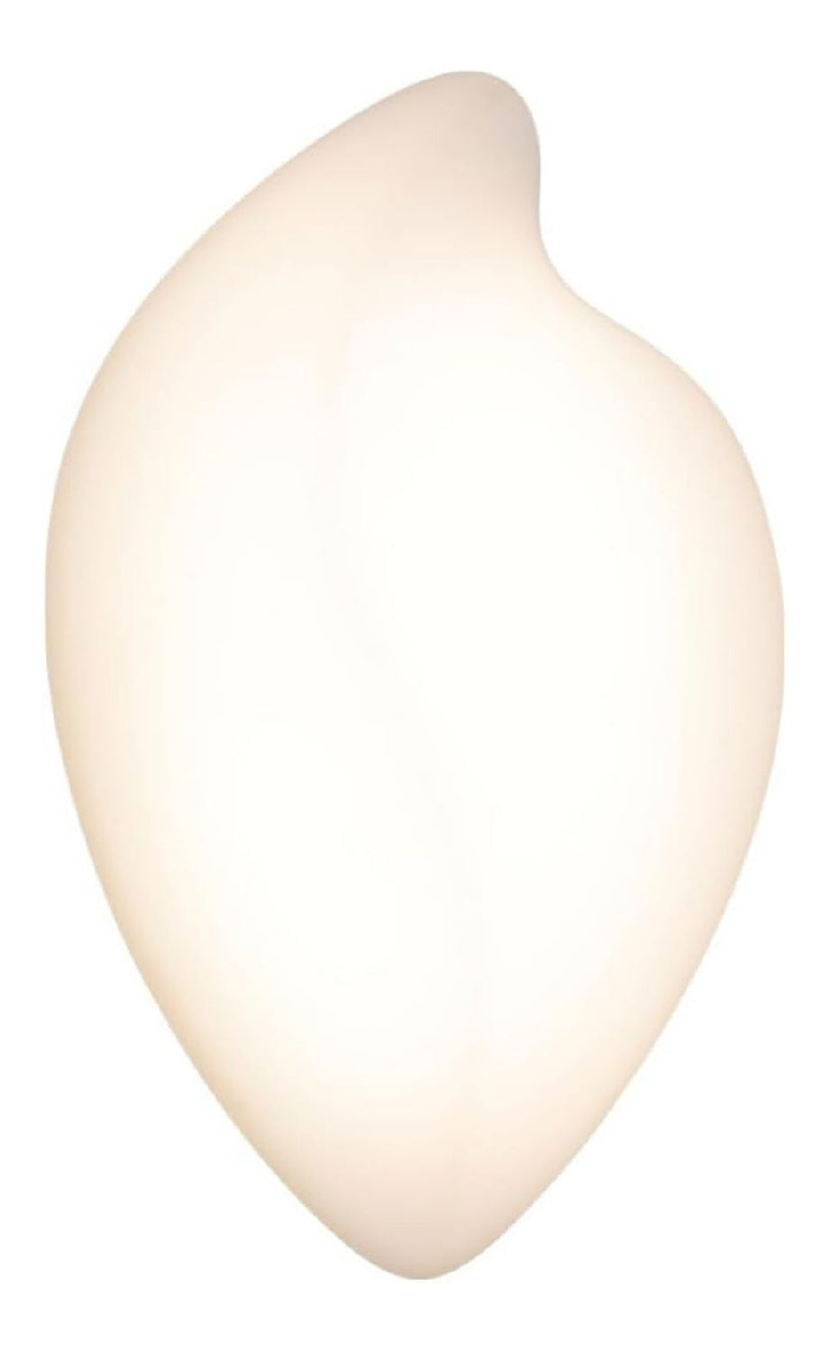Applique murale Blanc et Ambre aux lignes epurees avec eclairage confortable 10 W 3000 K
