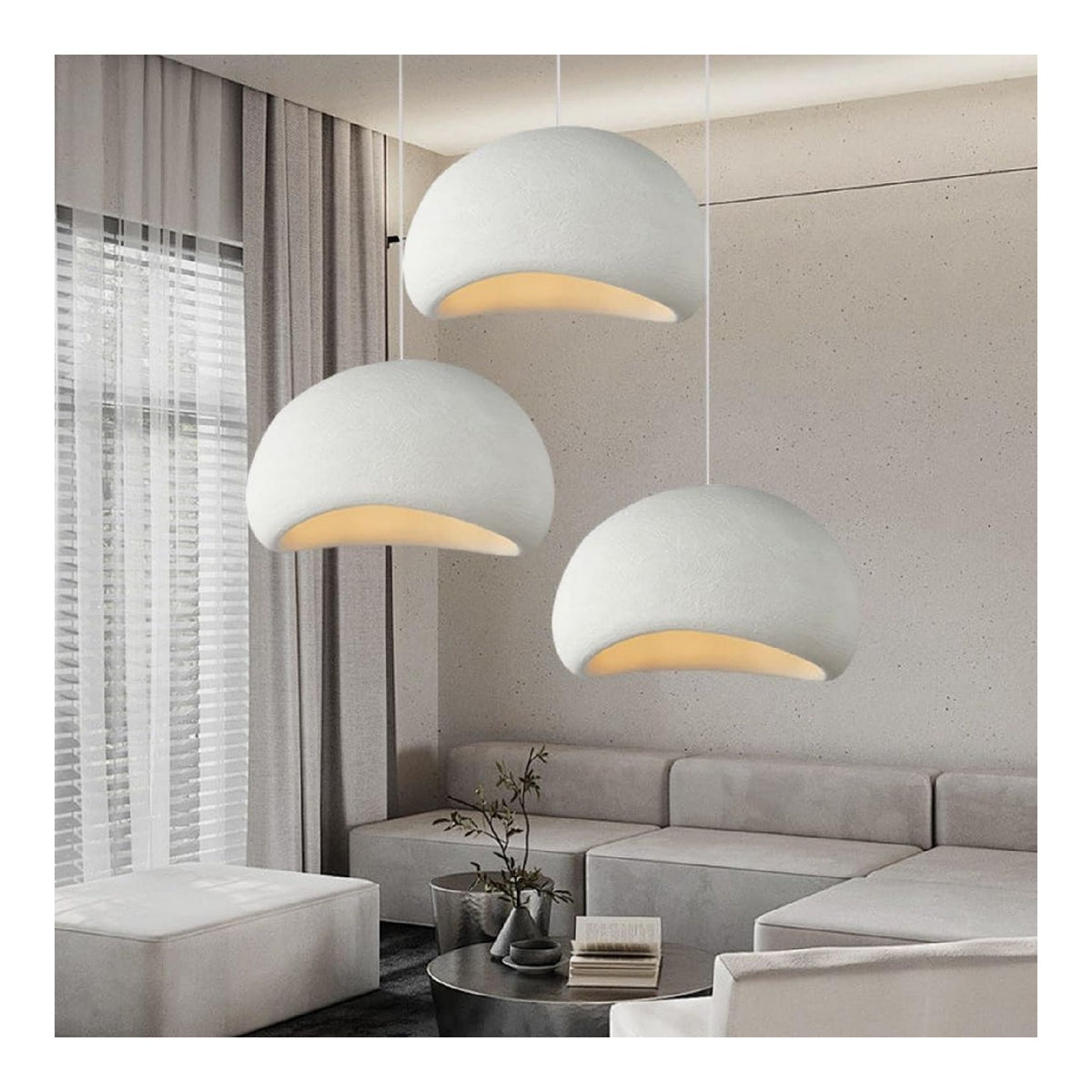 Eclairage Blanc et Ambre contemporain en version suspension E27 TY-6798