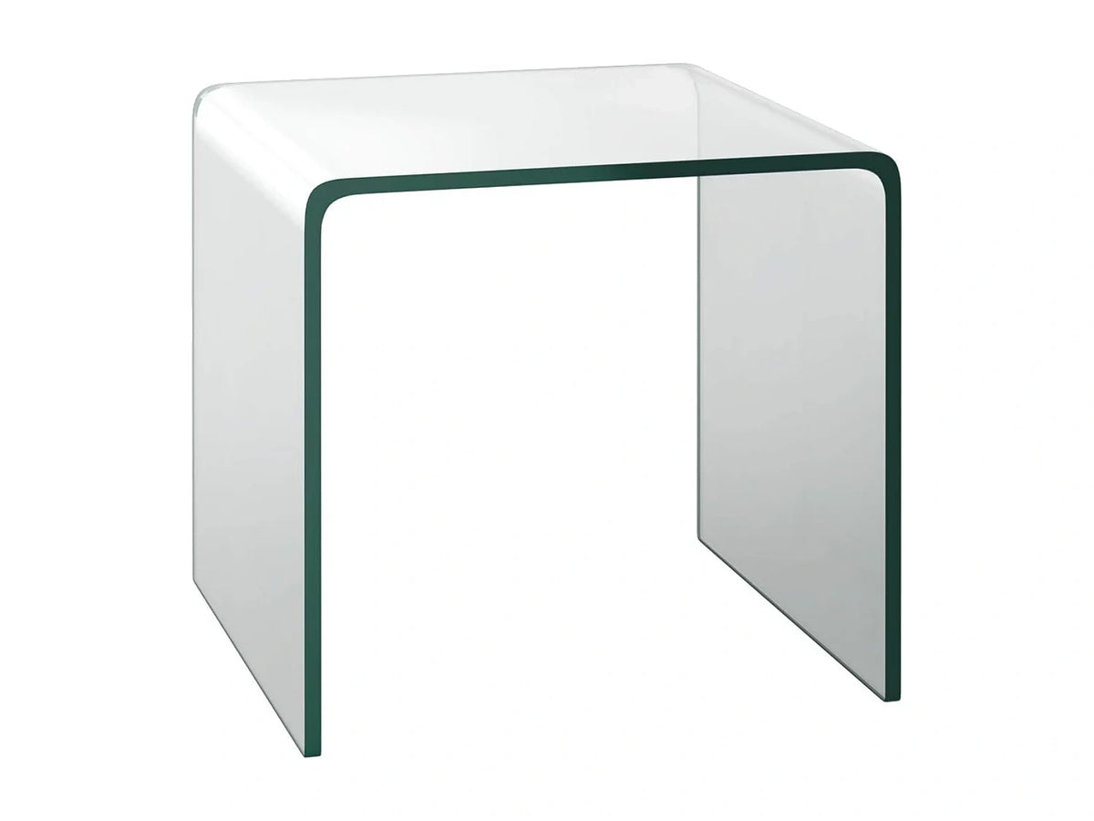 Table basse verre, table basse Transparent 45 x 45 x 41 cm